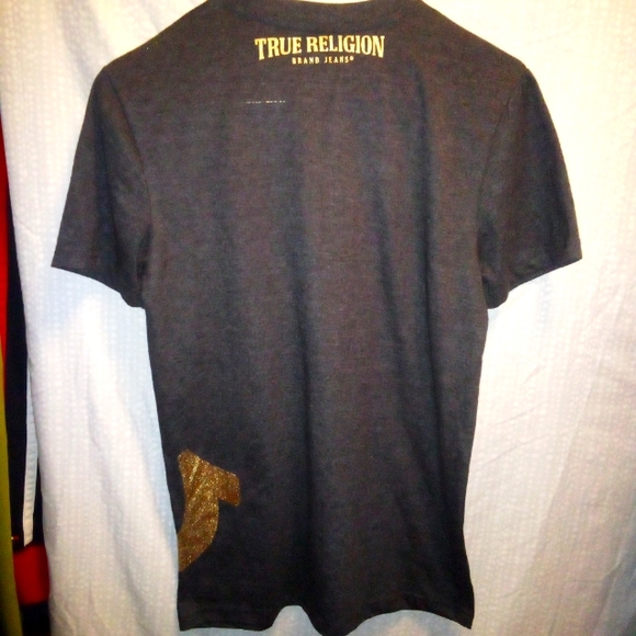 True Religion Crew~Neck Tee Shirt Size Small - Picture 8 of 13
